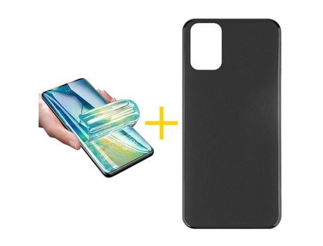 Pack Carcasa + Protector de Pantalla Hidrogel para Samsung Galaxy A03S ACCETEL Negro