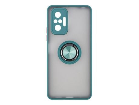 Funda SKYHE por Xiaomi Redmi Note 10 Pro Gel Bumper con Anillo Verde