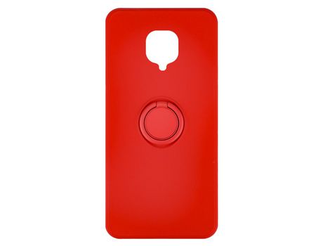 Funda ACCETEL para Xiaomi Redmi Note 9 Pro Gel O-Ring Rojo