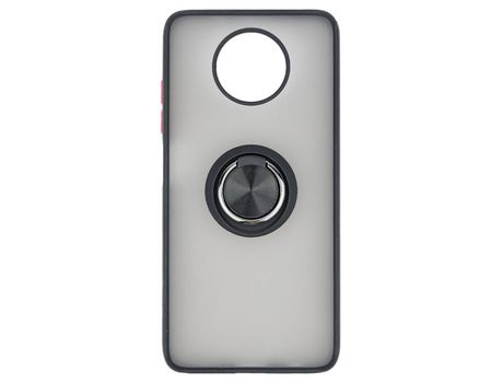 Funda ACCETEL para Xiaomi Redmi Note 9T Gel Bumper con Anillo Negro