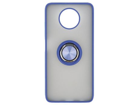Funda ACCETEL para Xiaomi Redmi Note 9T Gel Bumper con Anillo Azul