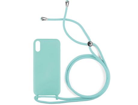 Funda ACCETEL para Xiaomi Redmi 9A Gel con Cordón Agua Verde