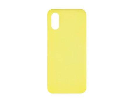 Funda ACCETEL para Huawei Y5 2019 Silicona Líquida Amarillo