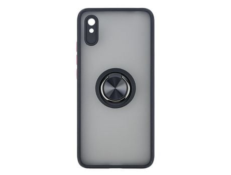 Funda SKYHE por Xiaomi Redmi 9AT Gel Bumper con Anillo Negro