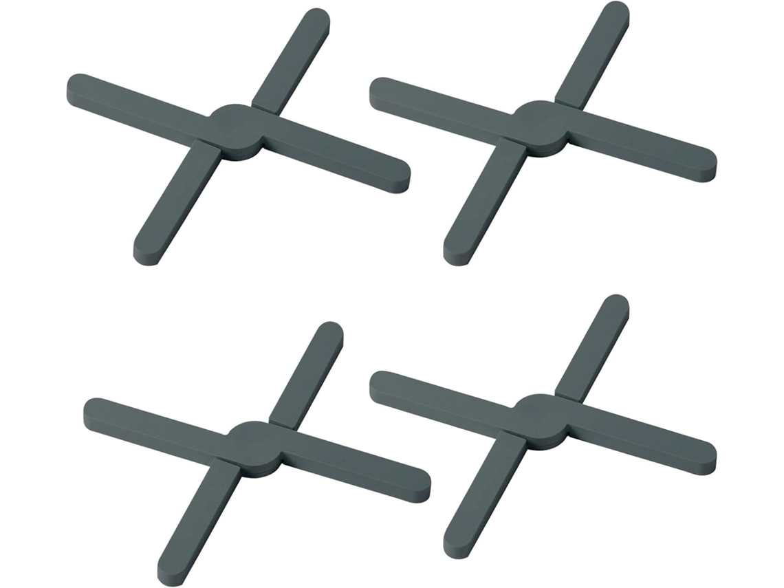 Juego De 4 Agarraderas Plegables Y Aislantes Para Ollas.