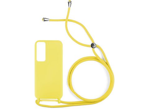 Funda SKYHE por Huawei P Smart 2021 Gel con Cordón Amarillo