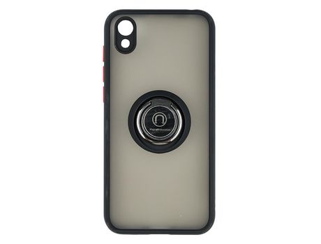 Funda ACCETEL para Huawei Y5 2019 Gel Bumper con Anillo Negro