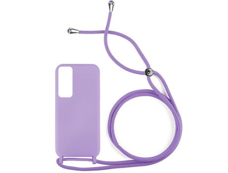 Funda SKYHE por Huawei P Smart 2021 Gel con Cordón Violeta