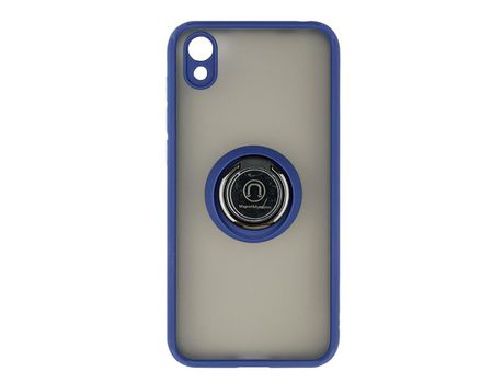 Funda SKYHE por Huawei Y5 2019 Gel Bumper con Anillo Azul