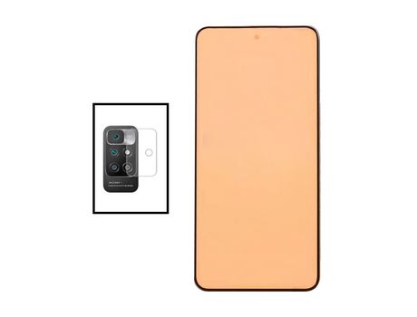 Kit Película de Camara Trasera + Cristal Templado CeramicGlass Full Cover para Xiaomi Redmi 10 Prime 2022