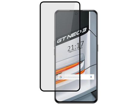Película Cristal Templado Completo 5D Full Glue Negro para Realme GT Neo 3 5G Vidrio