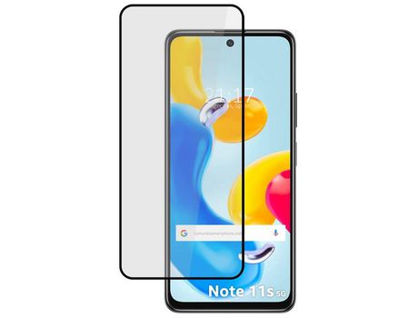 Película Cristal Templado Completo 5D Full Glue Negro para Xiaomi Redmi Note 11s 5G Vidrio