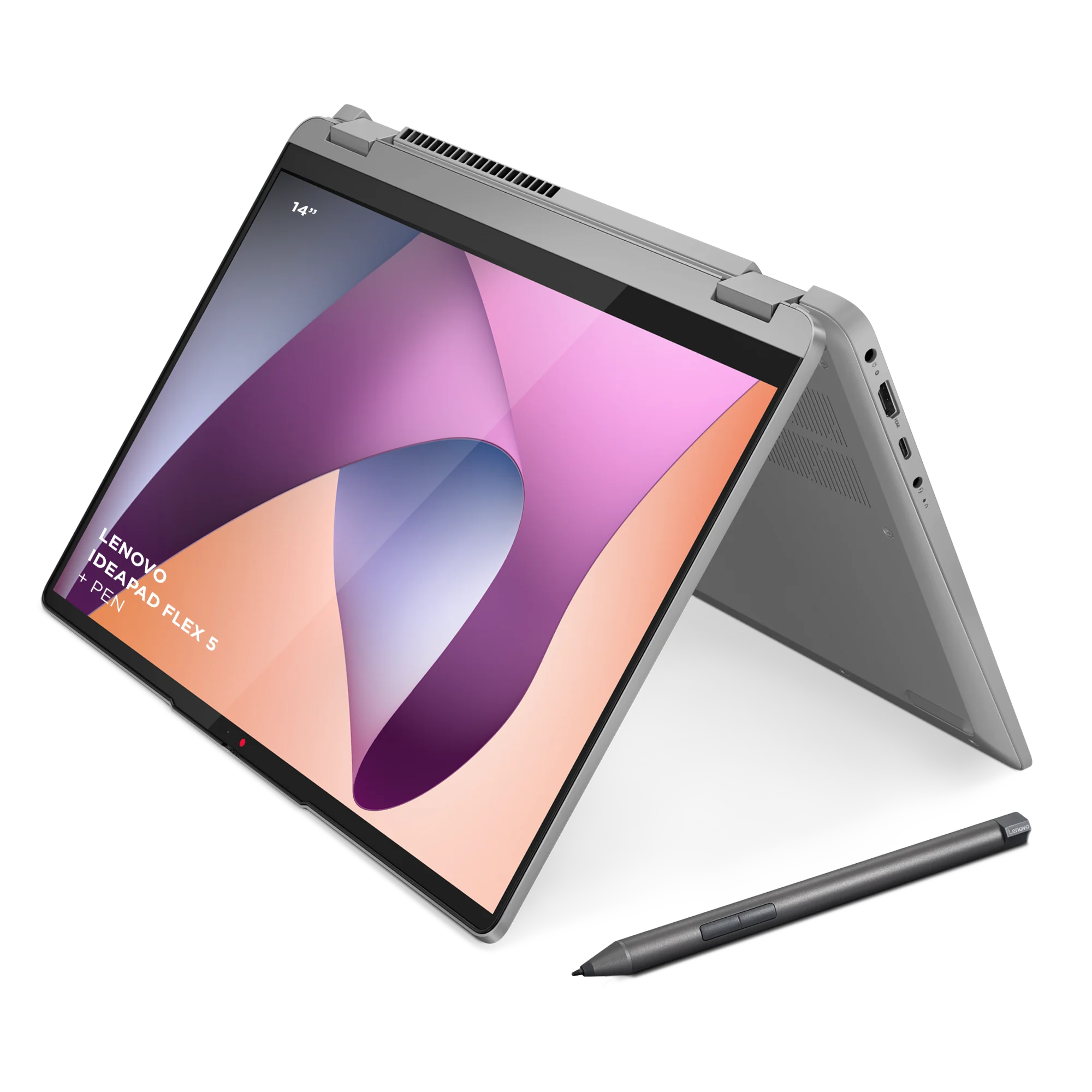 Portátil LENOVO 14ABR8-160 (14'' - AMD Ryzen 5 7430U - RAM: 16 GB - 512 GB SSD - AMD Radeon Graphics)