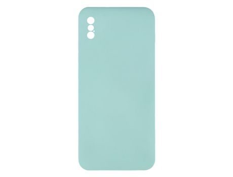 Funda ACCETEL para iPhone XR Silicona Líquida Verde-Agua