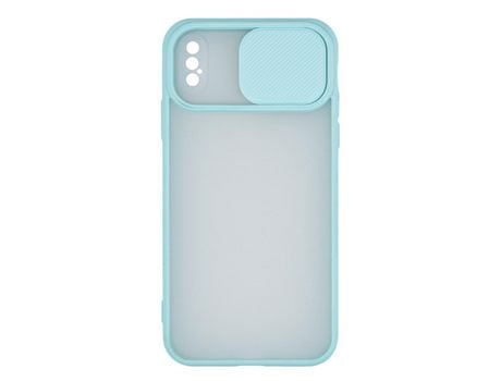 Funda ACCETEL para iPhone XR Gel Protección Cámara Verde-Mar