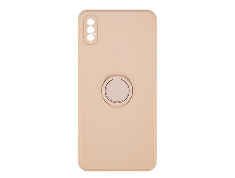 Funda ACCETEL para iPhone XS Max Gel O-Ring Rosa Pastel