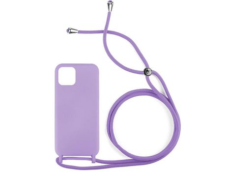 Funda SKYHE por Apple iPhone 11 Pro Max Gel con Cordón Violeta