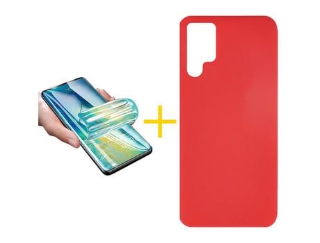 Carcasa + Protector de Pantalla para Samsung Galaxy S22 Plus 5G SKYHE Rojo