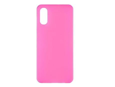 Funda ACCETEL para iPhone XS Max Silicona Liso Rosa