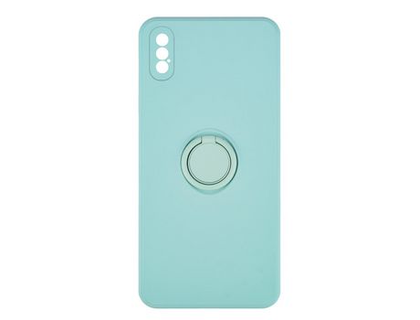 Funda ACCETEL para iPhone XS Max Gel O-Ring Verde-Agua