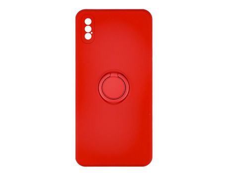 Funda ACCETEL para iPhone XS Max Gel O-Ring Rojo