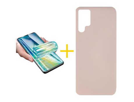 Carcasa + Protector de Pantalla para Samsung Galaxy S22 Plus 5G SKYHE Rosa Pastel