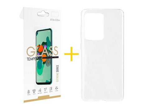 Pack 1 Película 2.5D + Funda SKYHE por Samsung Galaxy S20 Ultra 5G Silicona Liso Incoloro Clear