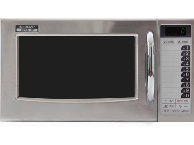 Microondas SHARP R-15AT (28 L - Sem Grill - Inox)