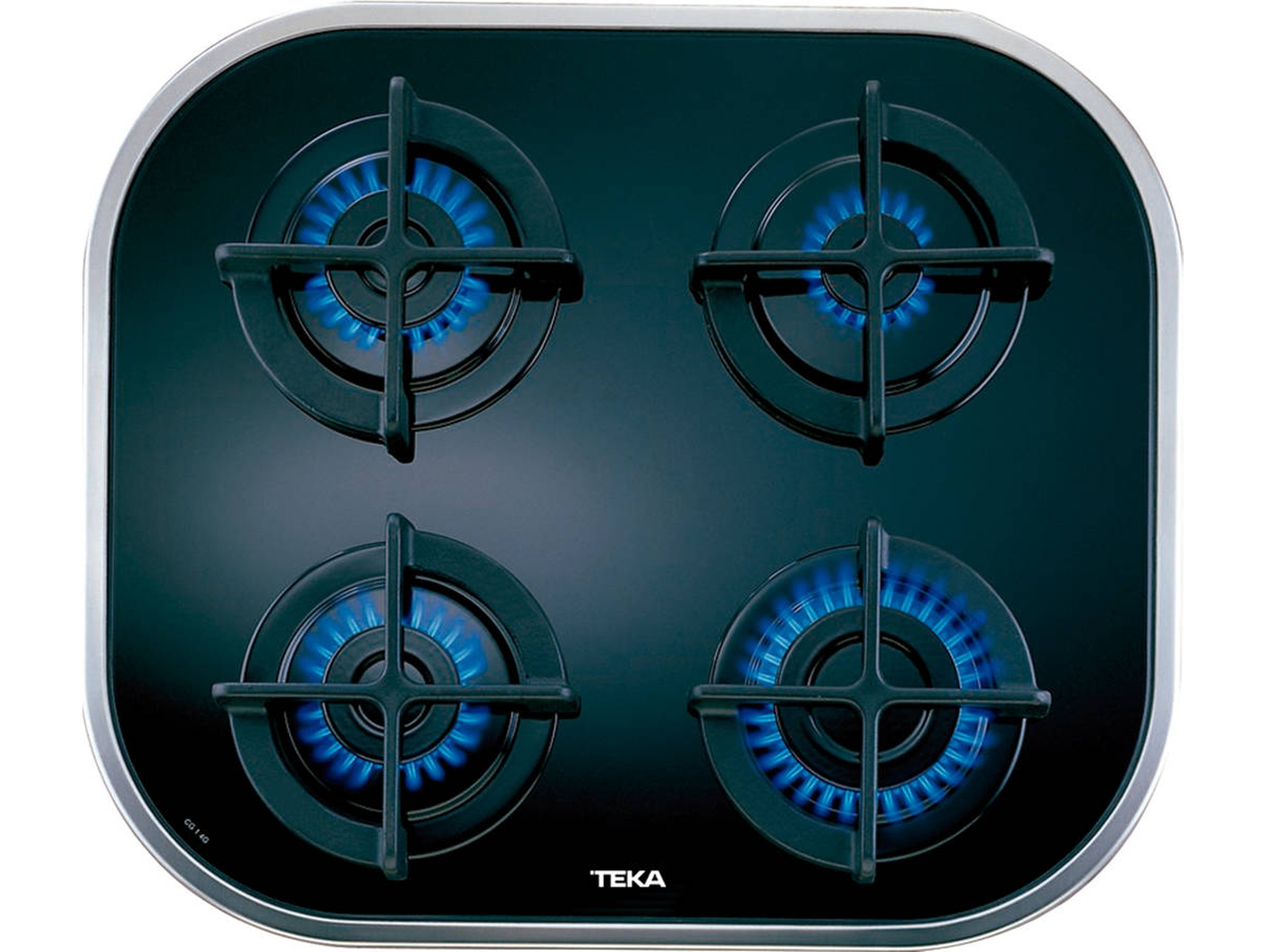 Placa de Gas TEKA CG.1 4G AI AL (Gas Natural - 59 cm - Inox)