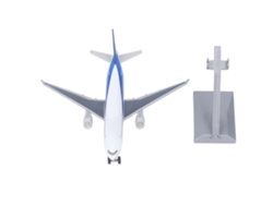 Avión De Juguete Con Sonido Y Luz, Modelo De Avión De Pasajeros Simulado, Decorativo, Blanco.