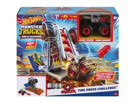 Set de pistas y camión tipo Monster truck HOT WHEELS playset (4 anos)
