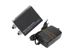 Convertidor De Medios Plug And Play De Fibra Óptica Sfp A Rj45. Alcance De Hasta 120 Km Con Indicadores Led. Voltaje: 100-240 V. Enchufe Europeo.