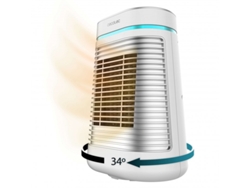 Cecotec Calefactor Cerámico De Sobremesa Readywarm 1550 Max Ceramic Rotate White. Manual 1500 W, Oscilación