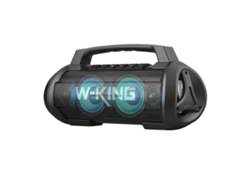 Altavoz Bluetooth Portátil W-KING D10 (Negro - Bluetooth - Bluetooth 5.0 - 70 W)