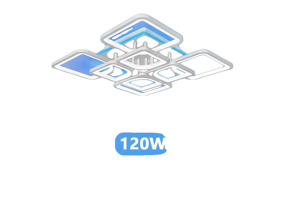 Lámpara de techo, brillo ajustable, iluminación RGB, OEM blanco