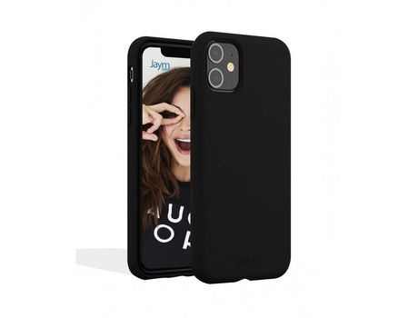 Carcasa de Silicona JAYM Negra Para Apple iPhone 13 Mini [Compatible Magsafe]