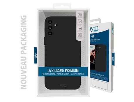 Carcasa de Silicona JAYM Noir Para Samsung Galaxy A13 4G