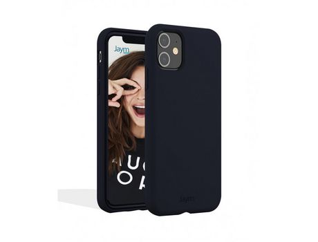 Carcasa de Silicona JAYM Azul Para Apple iPhone 13 [Compatible Magsafe]