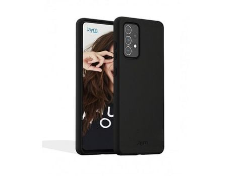 Carcasa de Silicona JAYM Negra Para Samsung Galaxy A72 4G / 5G