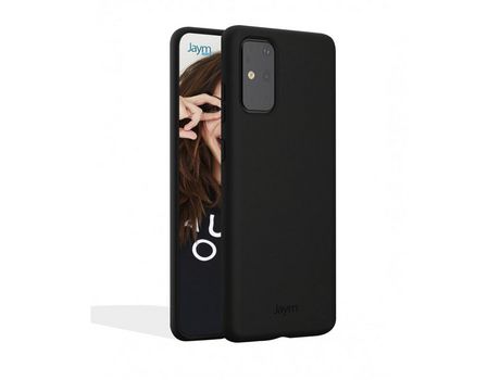 Carcasa de Silicona JAYM Negra Para Samsung Galaxy A21S