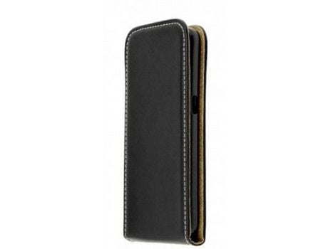 Funda Goma Huawei Honor 7 Lite Book Vertical Negro