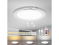 Lámpara De Techo Led Con Sensor De Movimiento Y Batería Recargable.