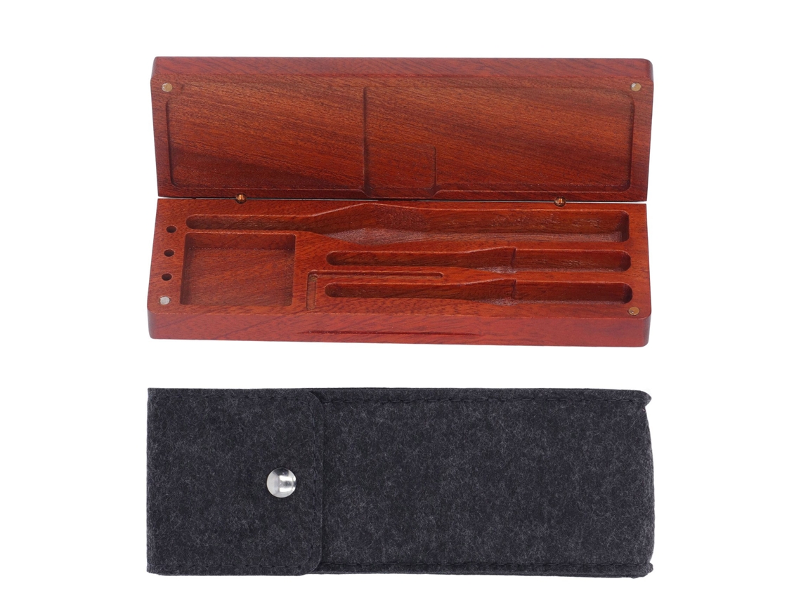 Caja De Madera Para Guardar El Soldador Ts80p, Fabricada Con Máquina Cnc, Compacta Y Resistente A La Temperatura.