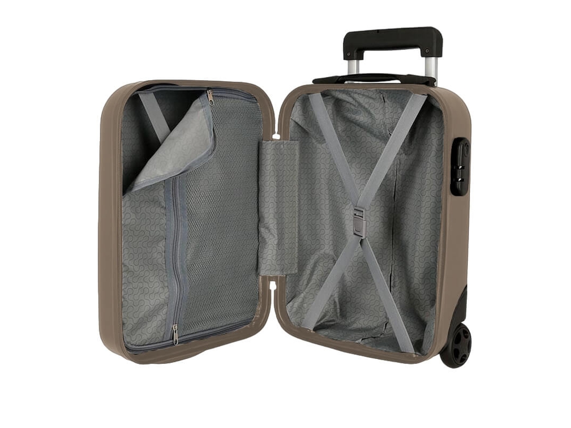 Maleta de cabina ROLL ROAD Flex Champán (31x40x20cm - 33L)