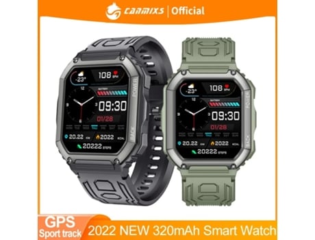 Smart Watch Hombres 1.8inch Bluetooth Dial GPS Movimiento pista Llamadas impermeable fitness Tasa Deportes Smartwatch VEANXIN