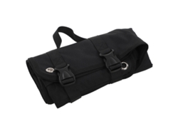 Esterilla De Playa Portátil E Impermeable De Nailon 900d Con Agujeros Metálicos, Cómoda Para Acampar Y Picnics, Color Negro.