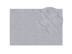 Alfombra BELIANI Gharo de Poliéster Gris 160x230