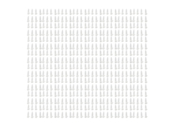 500 Piezas Tubo De Microcentrífuga De Polipropileno Transparente 1.5ml Con Tapa De Cierre Para Suministros De Laboratorio Fondo Puntiagudo