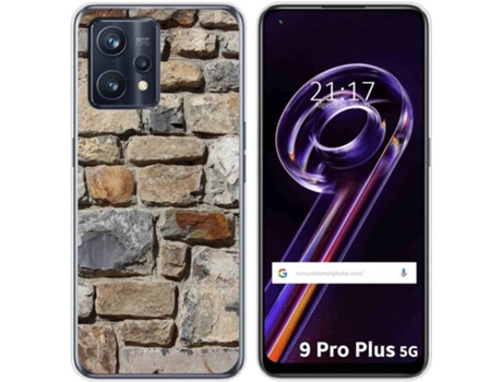 Carcasa para Realme 9 Pro Plus 5G TUMUNDOSMARTPHONE Dibujos Ladrillo 03 Multicolor