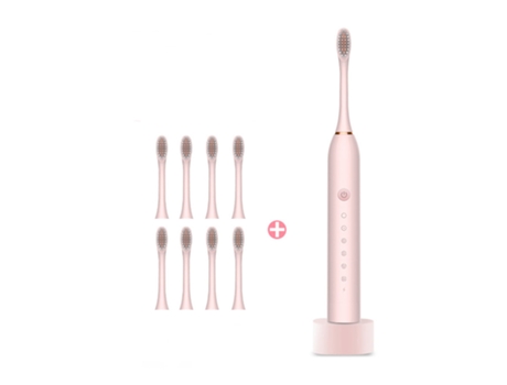 Cepillo de dientes eléctrico HHZ Cabezales de cepillo recargables ultrasónicos Base8